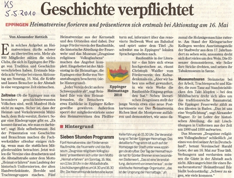 Presseschau 2010