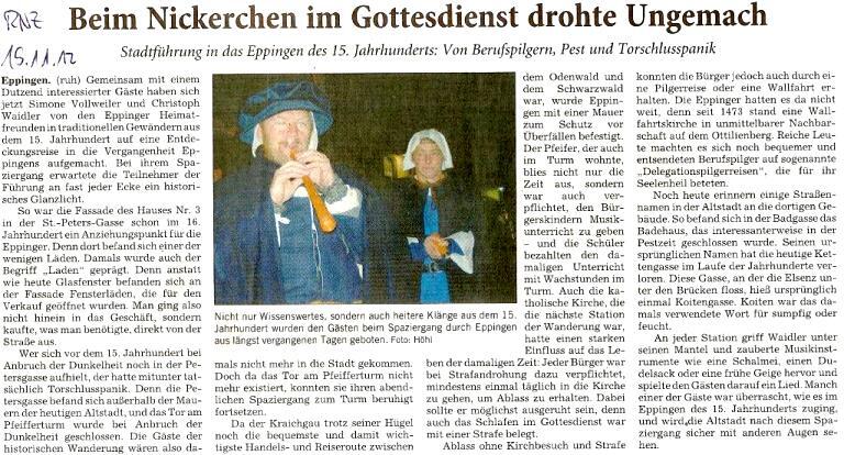 Presseschau 2012