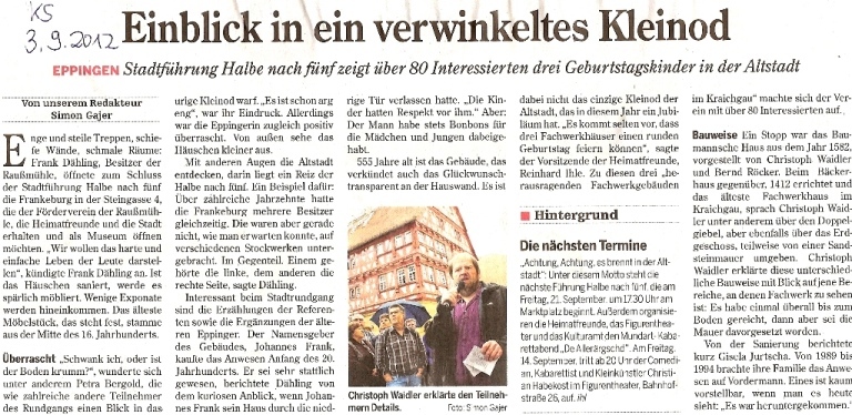Presseschau 2012
