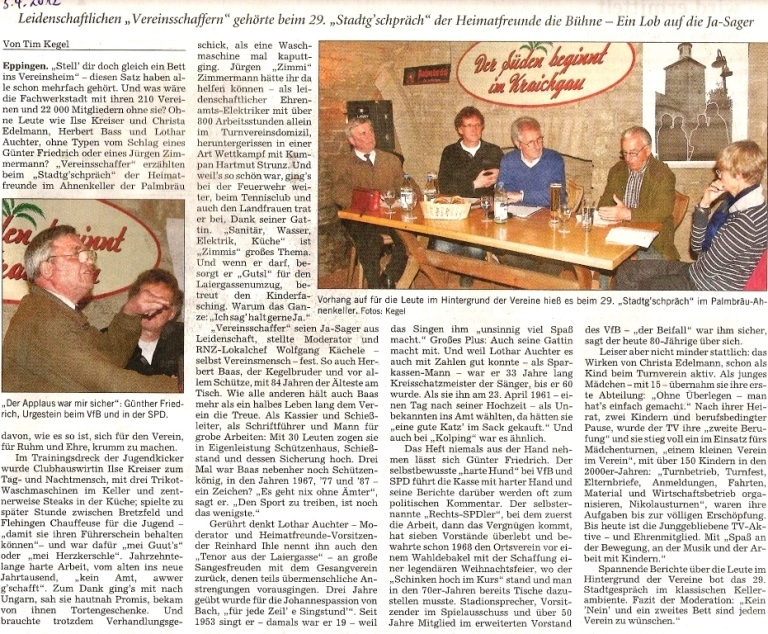 Presseschau 2012