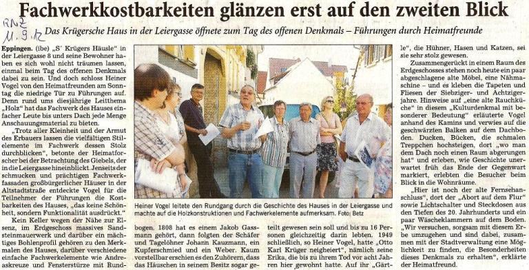 Presseschau 2012