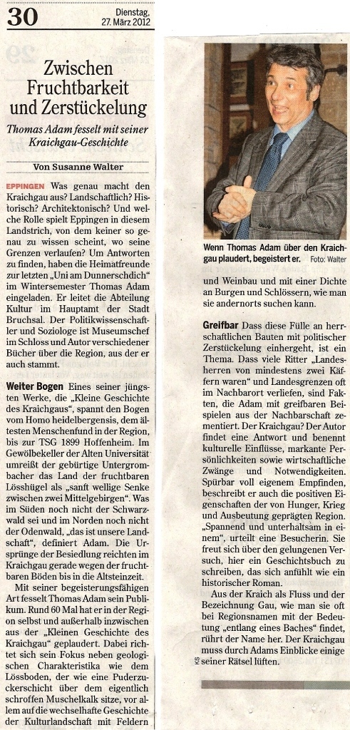 Presseschau 2012