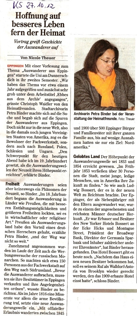 Presseschau 2012