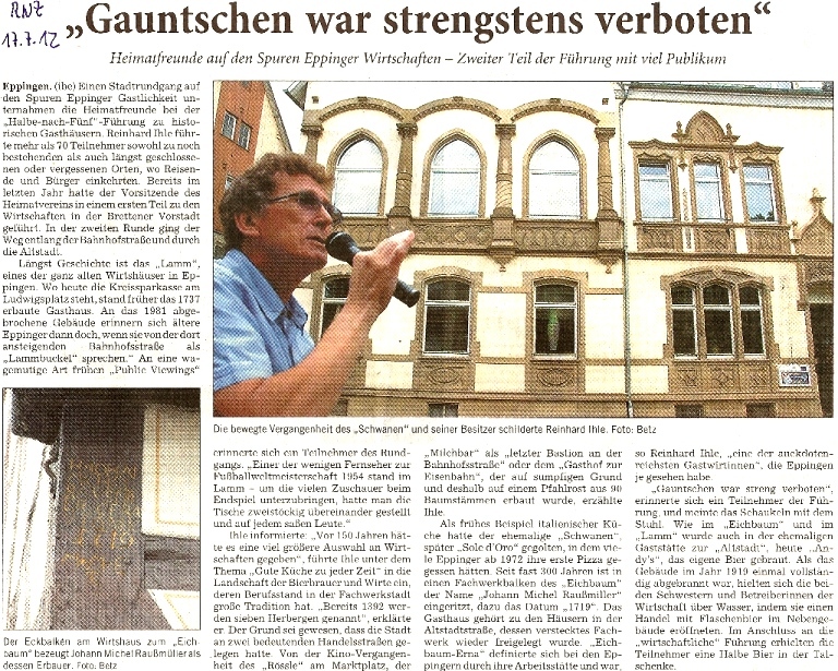 Presseschau 2012