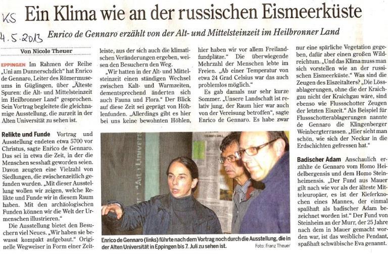 Presseschau 2013