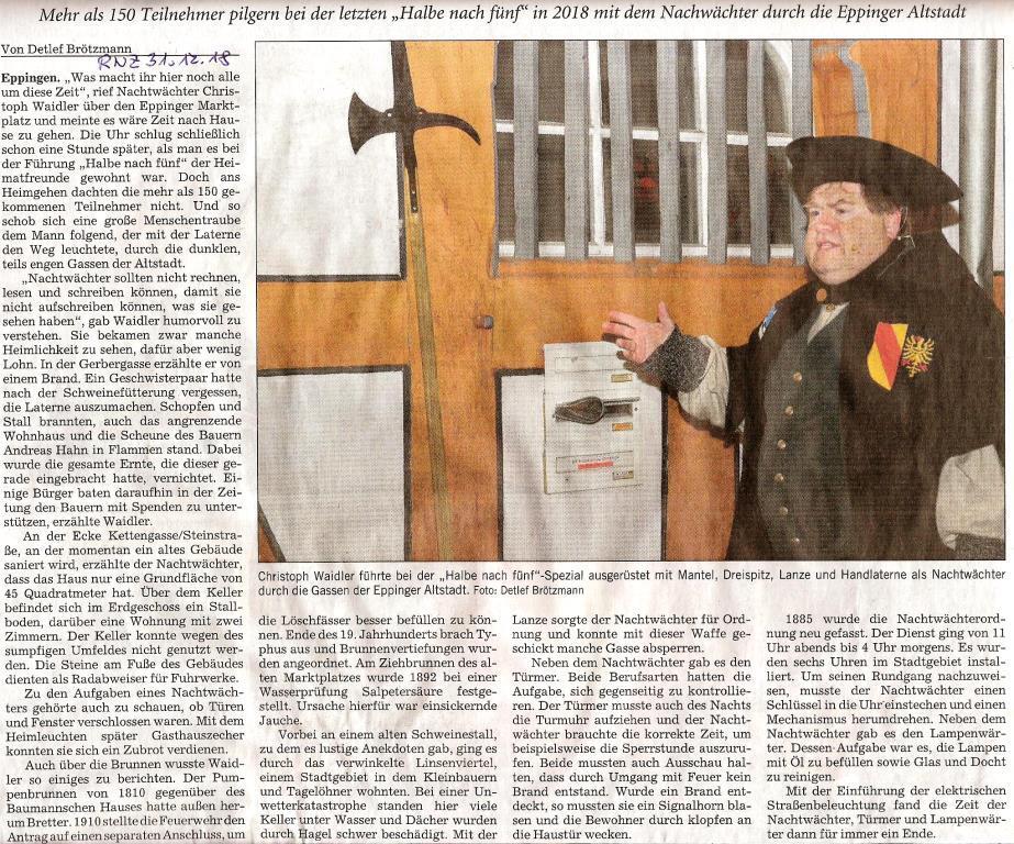 Nachtwächter Eppingen