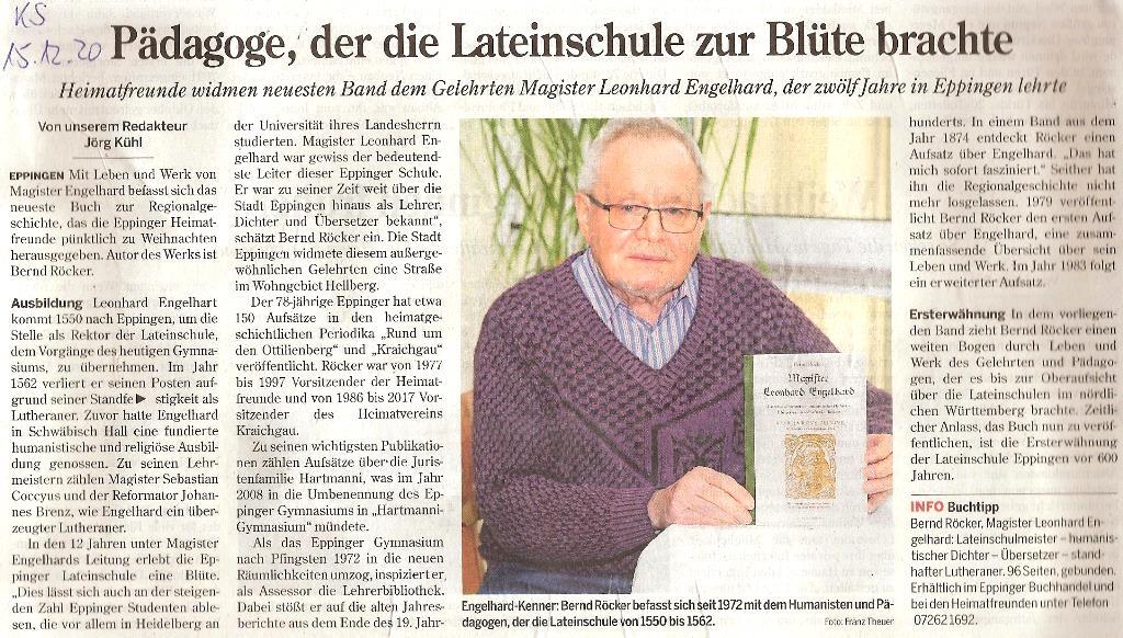 Buchvorstellung Magister Leonhard Engelhard
