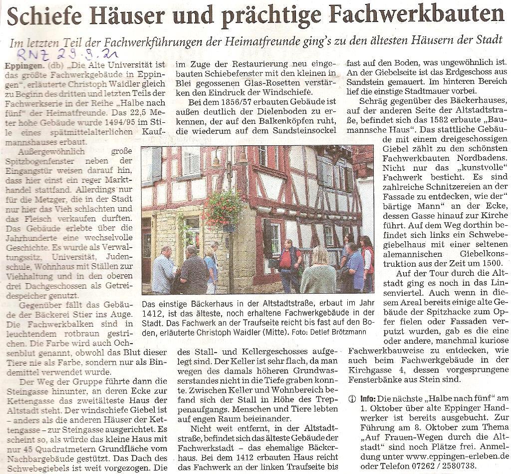 Halbe nach 5 - Fachwerk 3