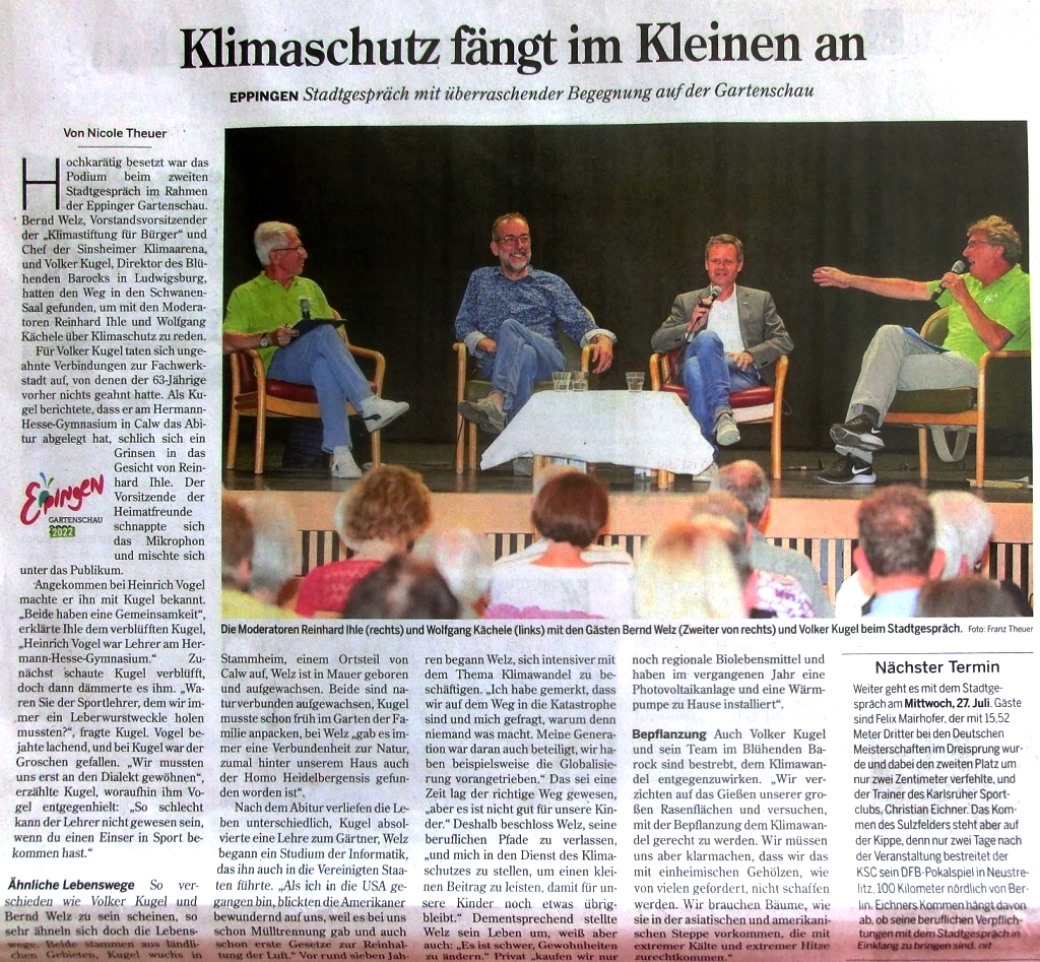 Stadtgespräch Klima