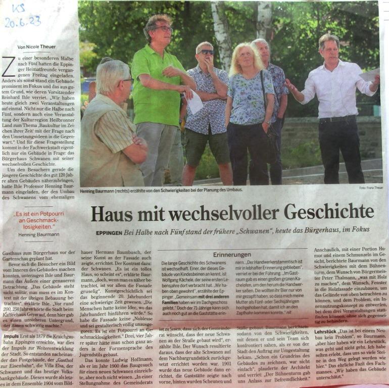 Halbe nach 5 Schwanen