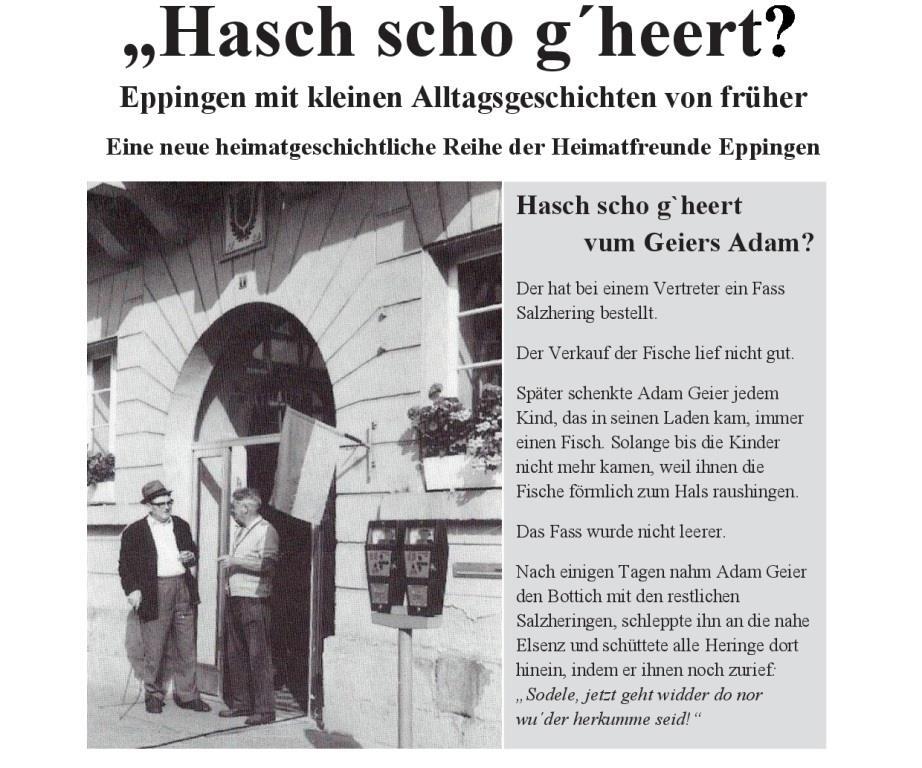 Hsch schon g'heert Titel Stadtanzeiger